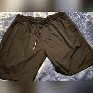 Black sweatshorts